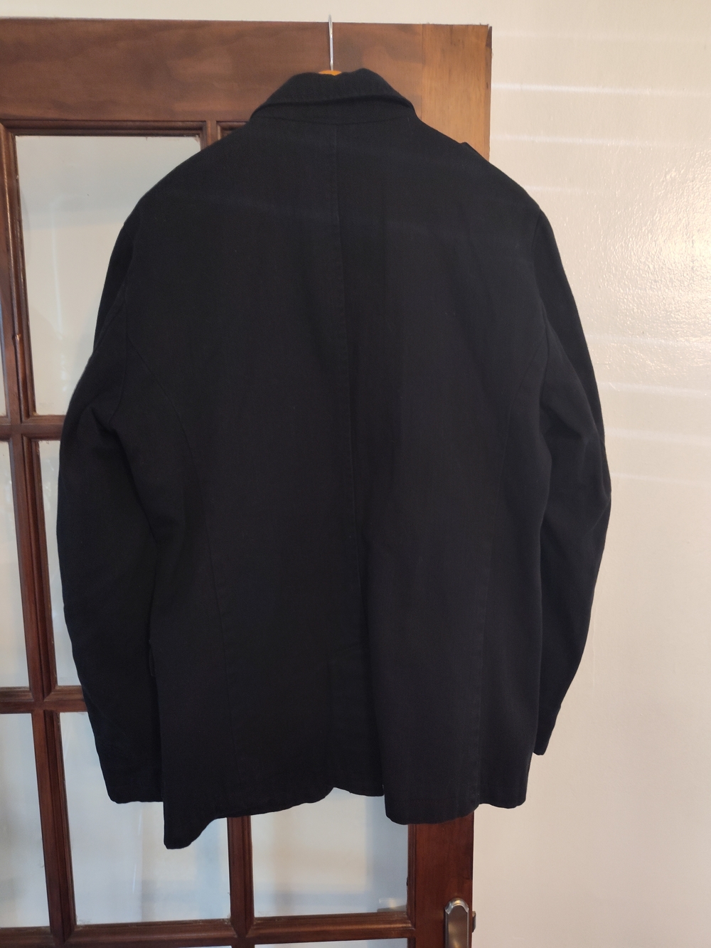 Guess Men's Black Military Field Jacket with Flap Pockets - Picture 2 of 2